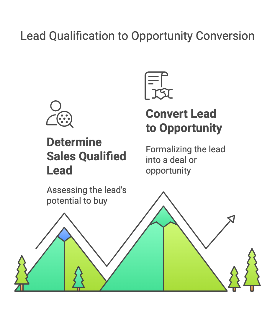 Lead to Opportunity Conversion Infographics